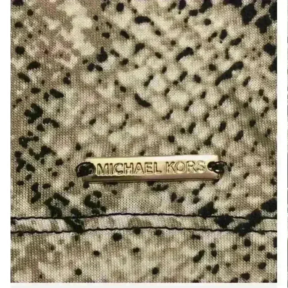 Mk On/Off Shoulder Snake Print Top - image 5